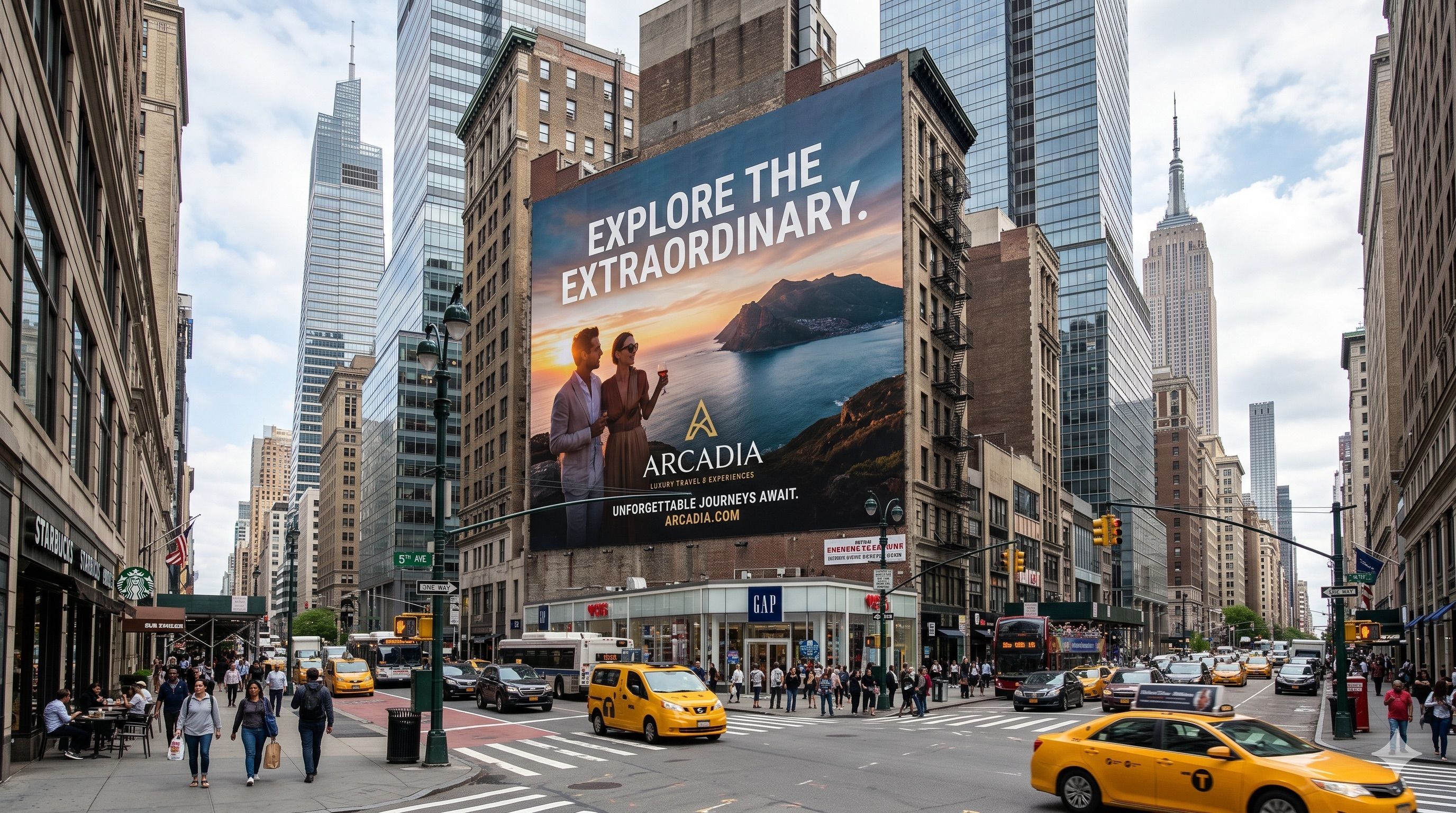 Wallscape billboard