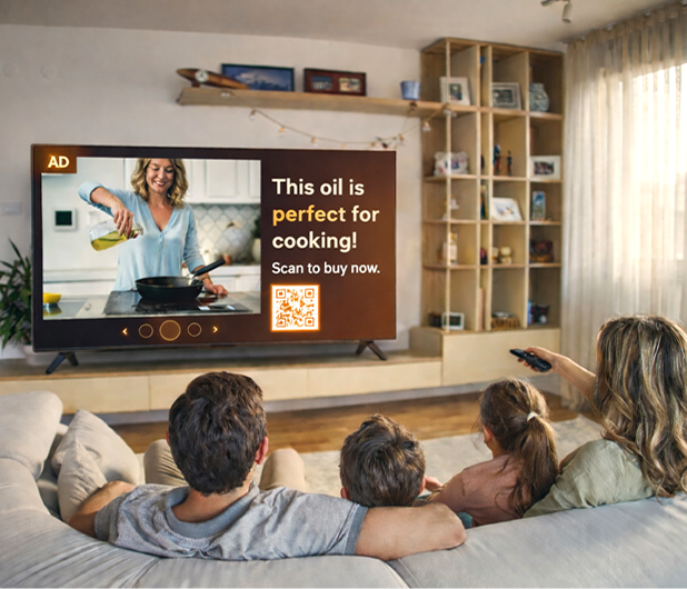 Streaming video advertising illustration