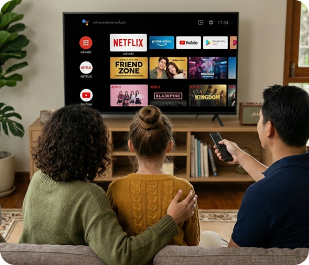 Streaming viewers watching connected TV