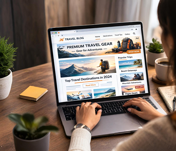 Website-based targeting preview