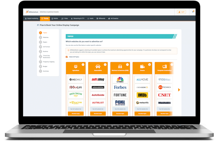 Planer für digitales Marketing